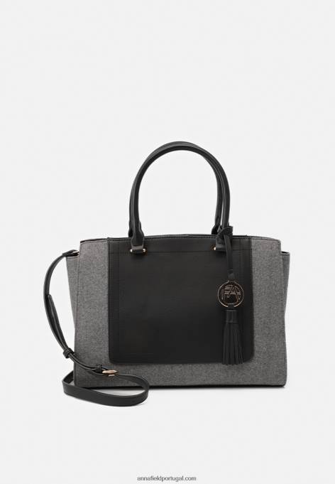 mulheres bolsa 102 cinza F4BZ0D2309 Anna Field