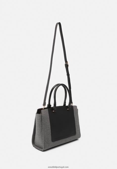 mulheres bolsa 102 cinza F4BZ0D2309 Anna Field