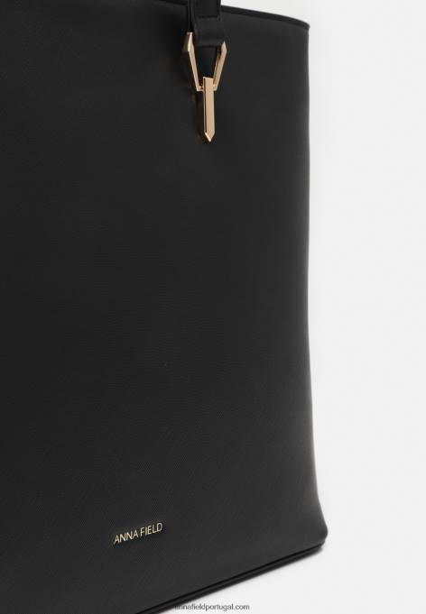 mulheres bolsa 802 preta F4BZ0D2360 Anna Field