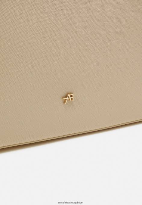 mulheres bolsa bege F4BZ0D2347 Anna Field