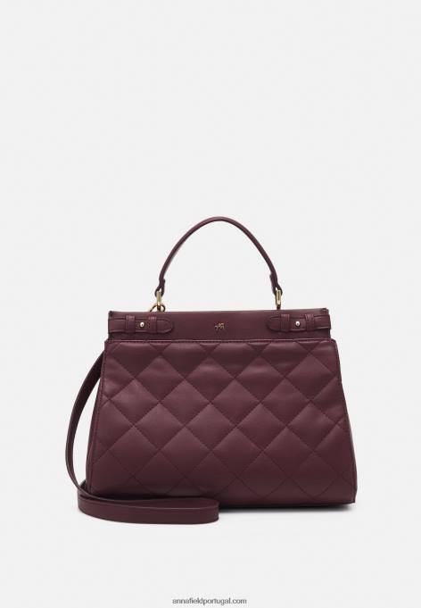 mulheres bolsa bordeaux F4BZ0D2288 Anna Field