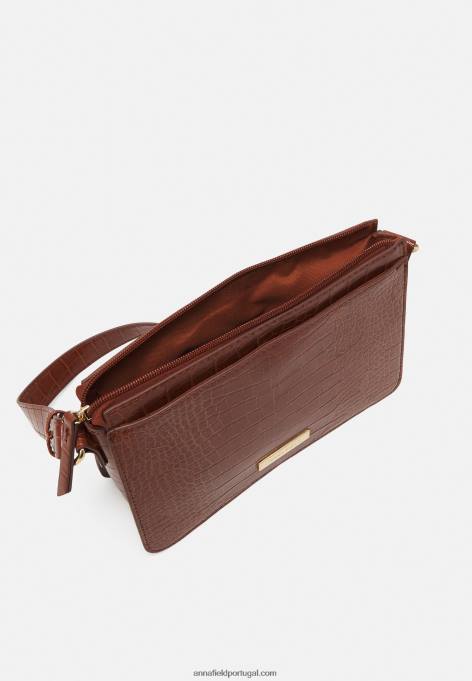mulheres bolsa conhaque F4BZ0D2345 Anna Field