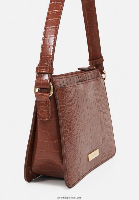 mulheres bolsa conhaque F4BZ0D2345 Anna Field