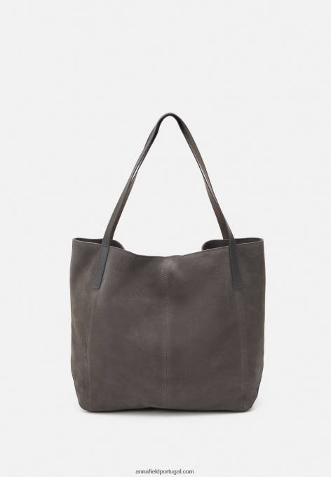 mulheres bolsa de couro antracite F4BZ0D2303 Anna Field