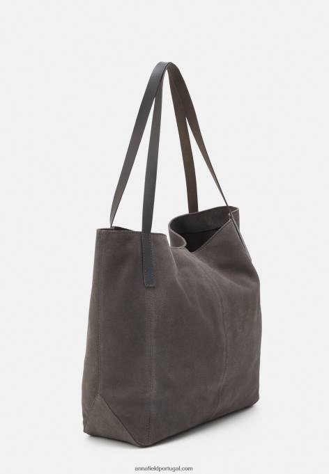 mulheres bolsa de couro antracite F4BZ0D2303 Anna Field