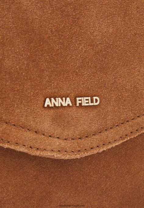 mulheres bolsa de couro conhaque F4BZ0D2390 Anna Field