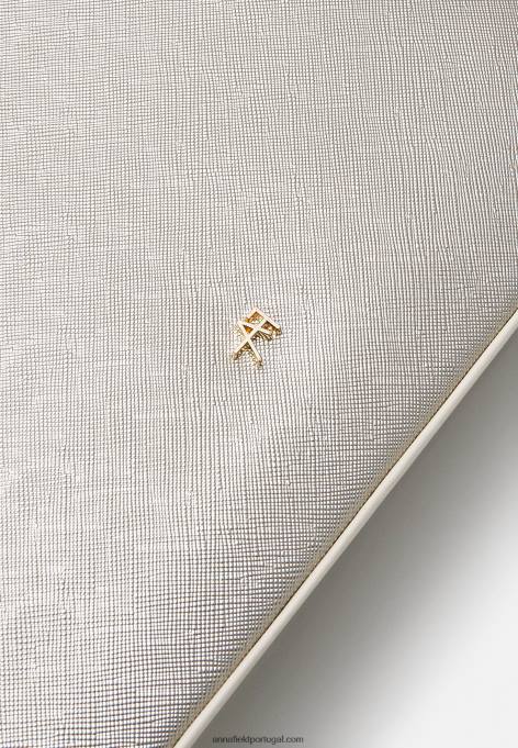 mulheres bolsa de mão prateada F4BZ0D2351 Anna Field