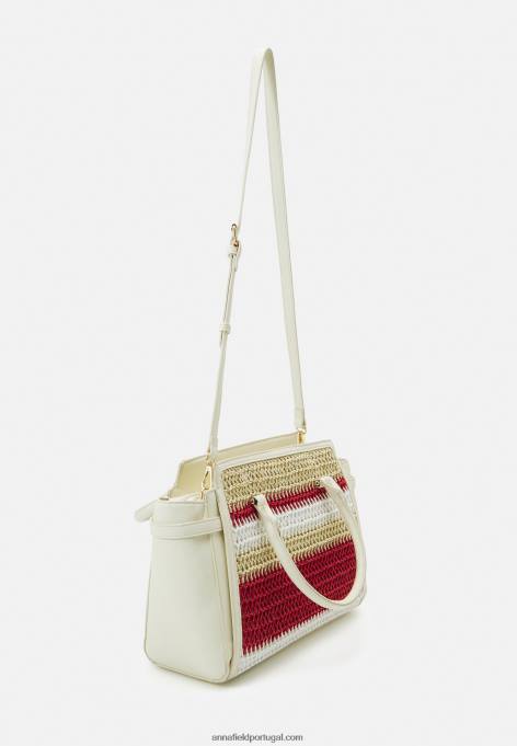 mulheres bolsa off-white/vermelho F4BZ0D2357 Anna Field