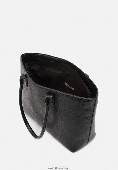 mulheres bolsa para notebook 802 preta F4BZ0D2583 Anna Field