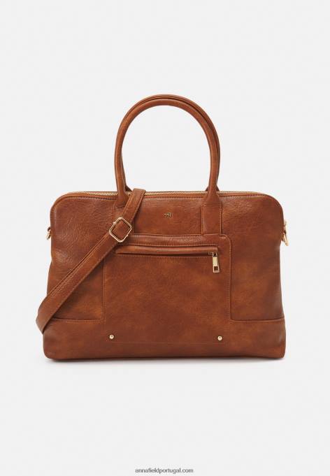 mulheres bolsa para notebook conhaque F4BZ0D2562 Anna Field