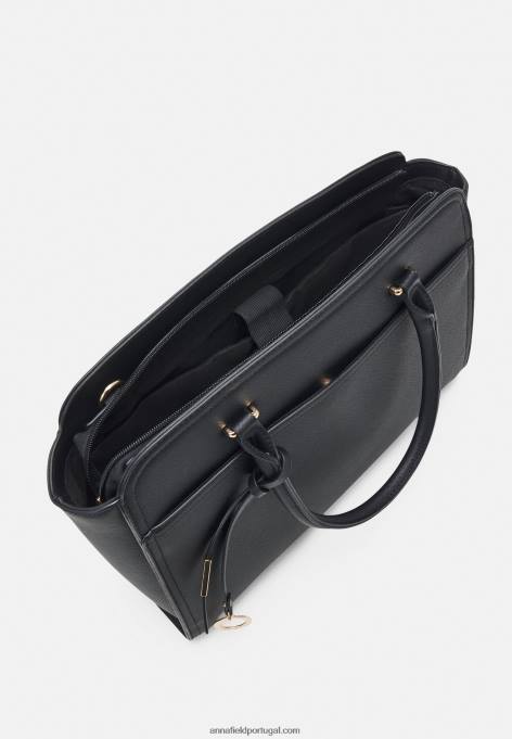 mulheres bolsa para notebook preta F4BZ0D2565 Anna Field