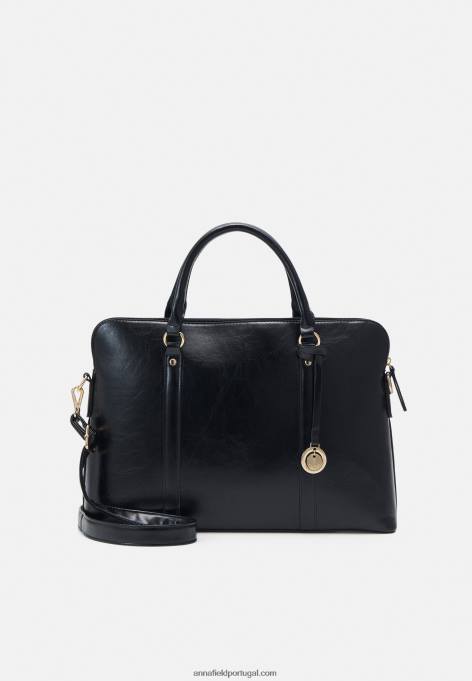 mulheres bolsa para notebook preta F4BZ0D2566 Anna Field