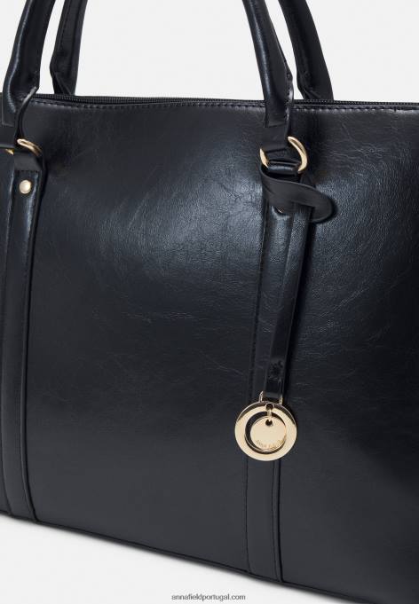 mulheres bolsa para notebook preta F4BZ0D2566 Anna Field