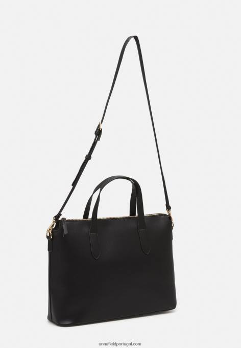 mulheres bolsa para notebook preta F4BZ0D2574 Anna Field