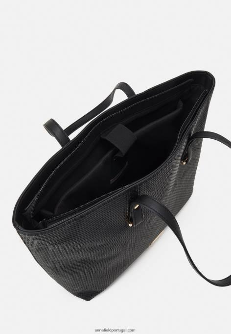 mulheres bolsa para notebook preta F4BZ0D2579 Anna Field