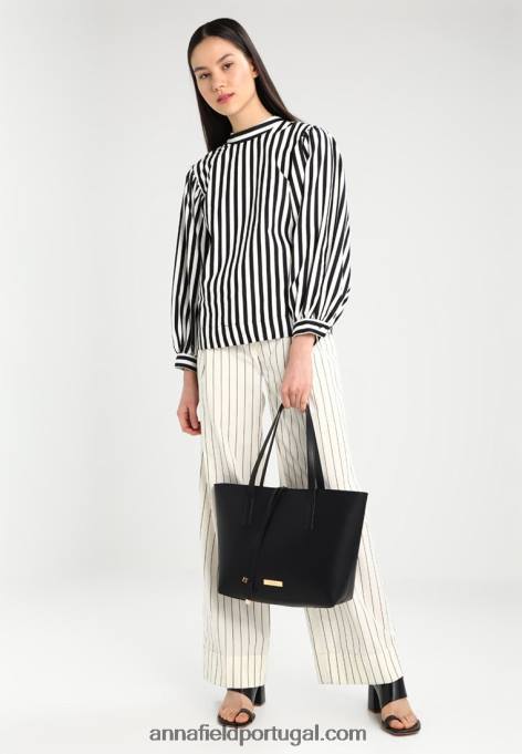 mulheres bolsa preta F4BZ0D2306 Anna Field