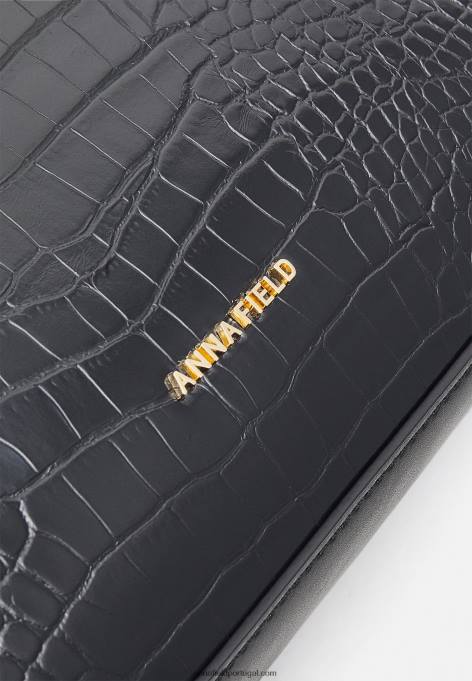 mulheres bolsa preta F4BZ0D2470 Anna Field