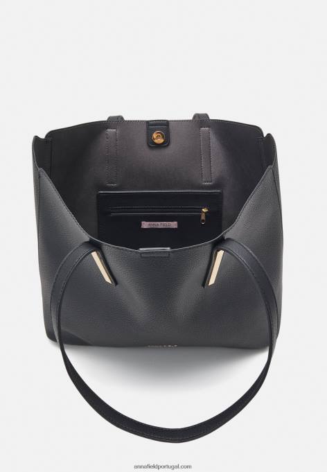 mulheres bolsa preta F4BZ0D2487 Anna Field