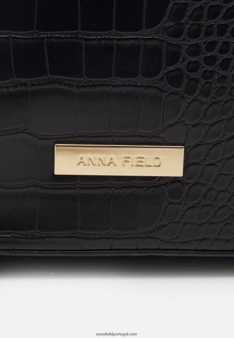 mulheres bolsa tote 802 preta F4BZ0D2483 Anna Field