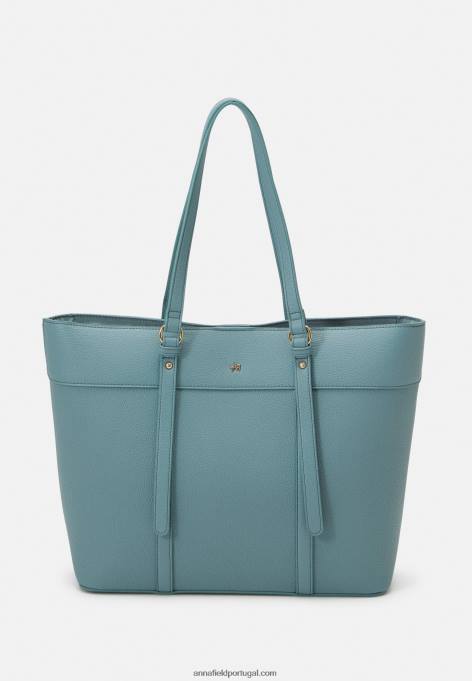 mulheres bolsa tote azul claro F4BZ0D2473 Anna Field