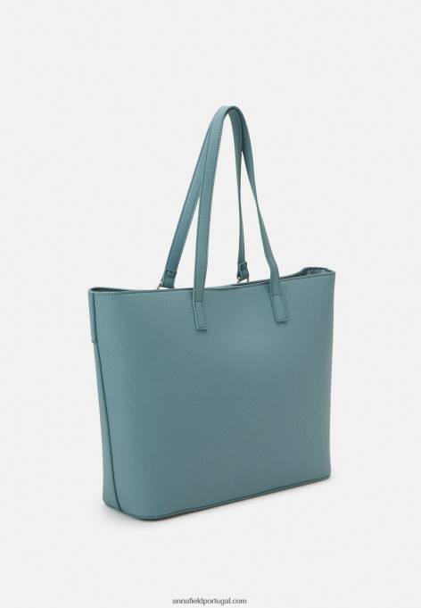 mulheres bolsa tote azul claro F4BZ0D2473 Anna Field