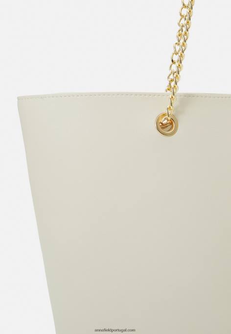 mulheres bolsa tote bege F4BZ0D2482 Anna Field