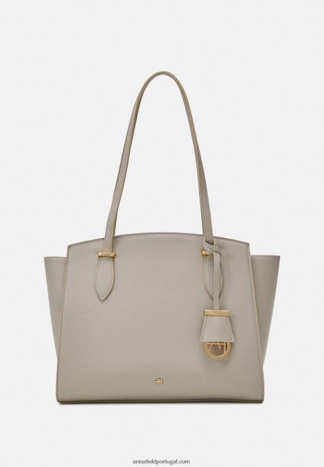 mulheres bolsa tote bege F4BZ0D2495 Anna Field