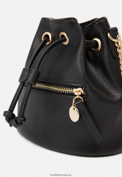 mulheres bolsa transversal 802 preta F4BZ0D2519 Anna Field
