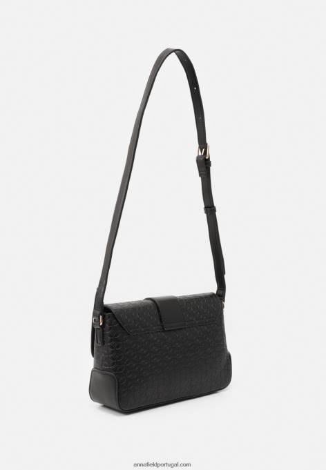 mulheres bolsa transversal 802 preta F4BZ0D2549 Anna Field