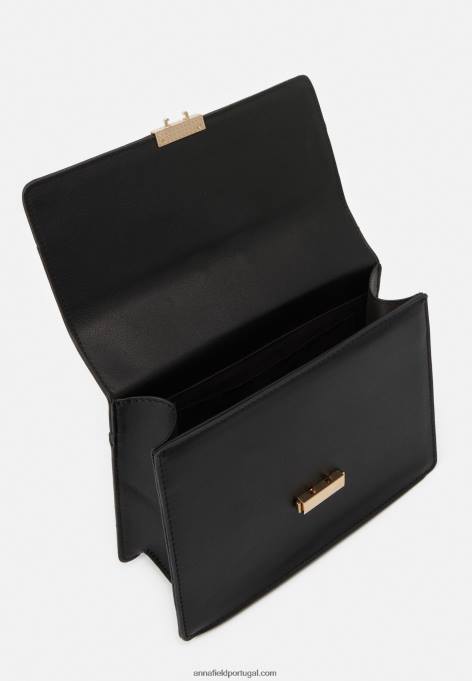 mulheres bolsa transversal 802 preta F4BZ0D2557 Anna Field