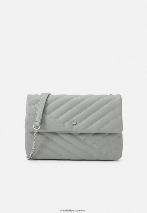 mulheres bolsa transversal azul cinza F4BZ0D2553 Anna Field