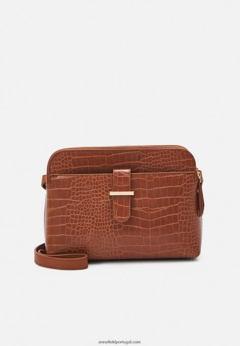 mulheres bolsa transversal conhaque F4BZ0D2497 Anna Field