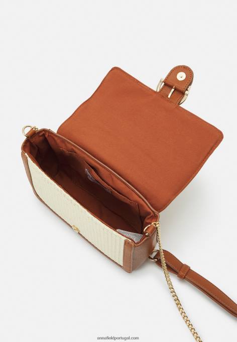 mulheres bolsa transversal conhaque F4BZ0D2498 Anna Field