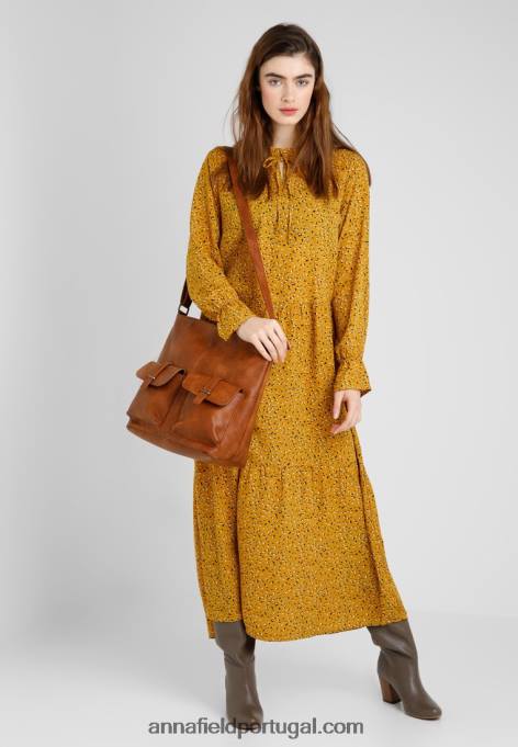 mulheres bolsa transversal conhaque F4BZ0D2502 Anna Field