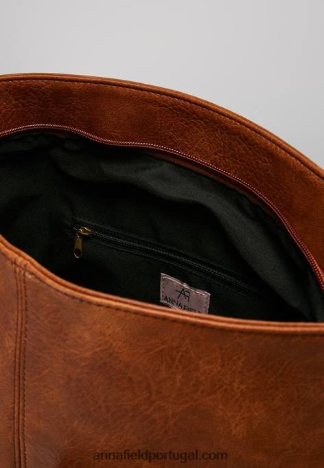 mulheres bolsa transversal conhaque F4BZ0D2502 Anna Field
