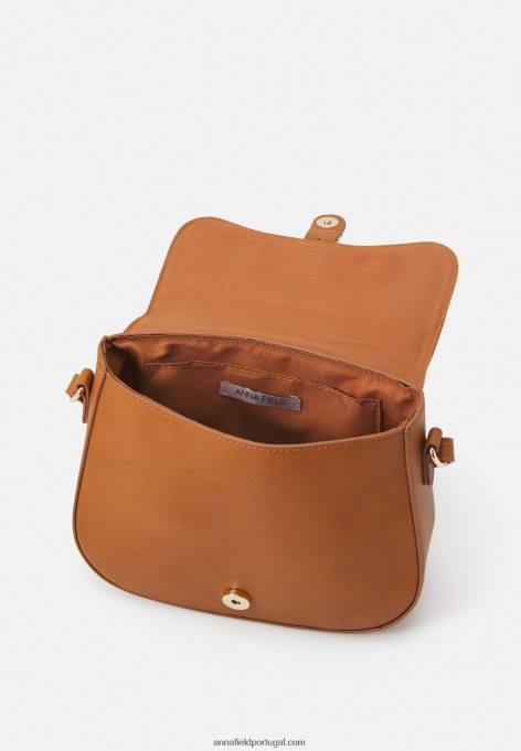 mulheres bolsa transversal conhaque F4BZ0D2504 Anna Field