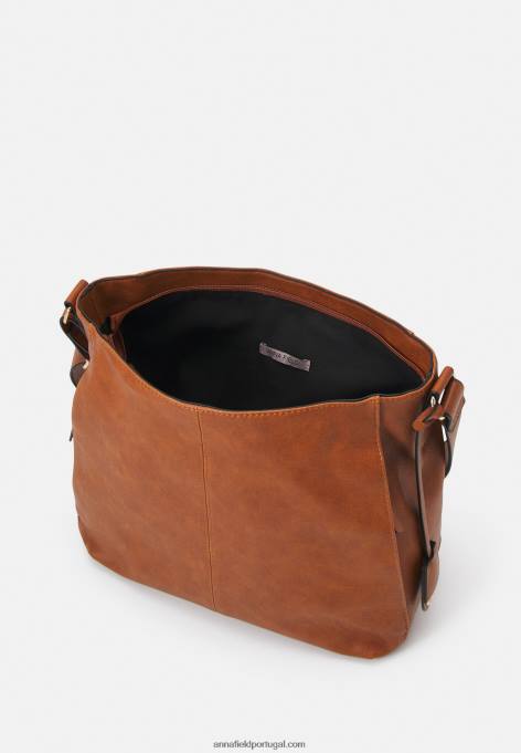 mulheres bolsa transversal conhaque F4BZ0D2558 Anna Field