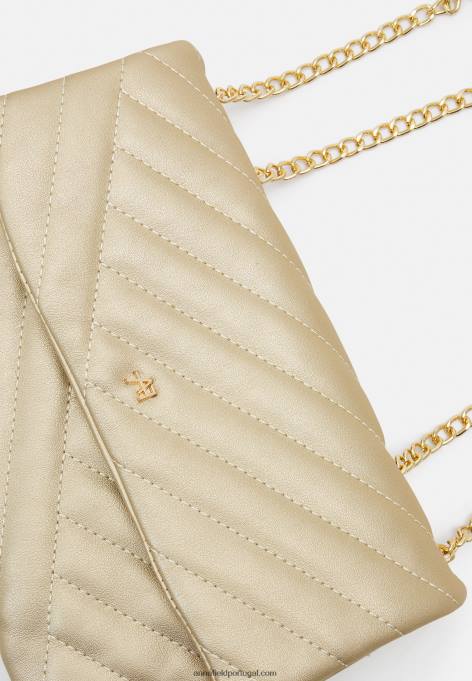 mulheres bolsa transversal dourada F4BZ0D2513 Anna Field