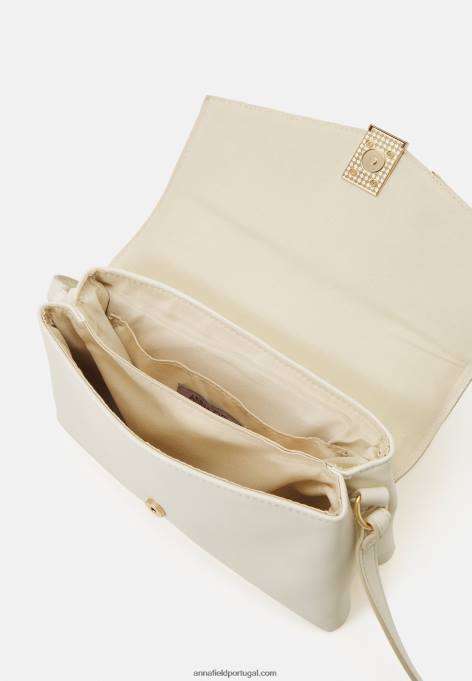 mulheres bolsa transversal off white F4BZ0D2559 Anna Field