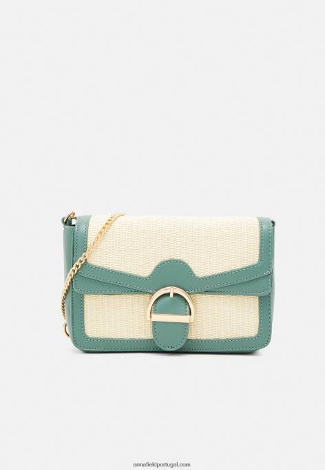mulheres bolsa transversal verde F4BZ0D2526 Anna Field