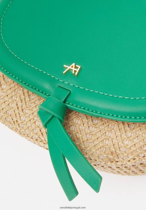 mulheres bolsa transversal verde F4BZ0D2537 Anna Field