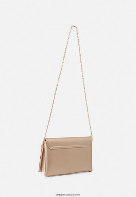 mulheres clutch 217 dourada rosa F4BZ0D2394 Anna Field