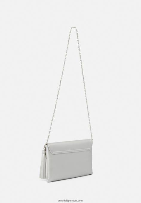 mulheres clutch 971 prateada F4BZ0D2444 Anna Field