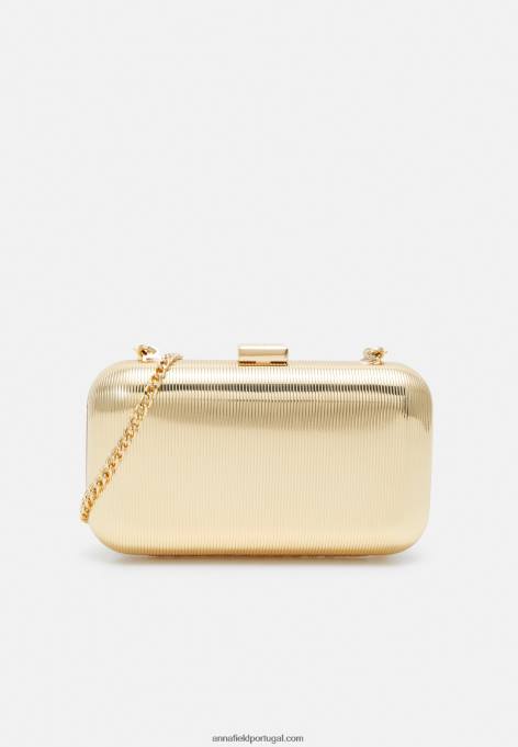 mulheres clutch dourada F4BZ0D2395 Anna Field
