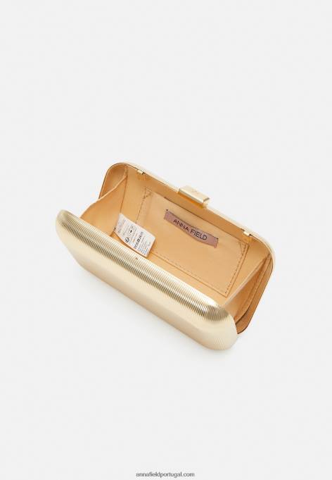 mulheres clutch dourada F4BZ0D2395 Anna Field