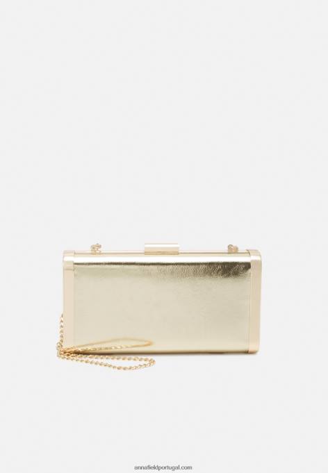 mulheres clutch dourada F4BZ0D2416 Anna Field