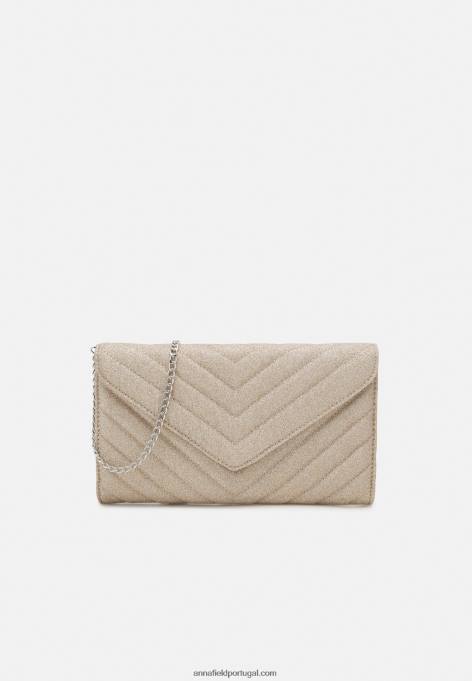 mulheres clutch dourada F4BZ0D2427 Anna Field