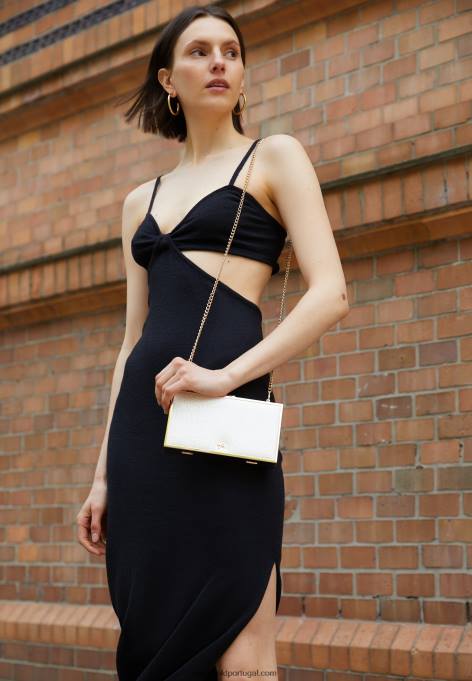 mulheres clutch dourada F4BZ0D2430 Anna Field