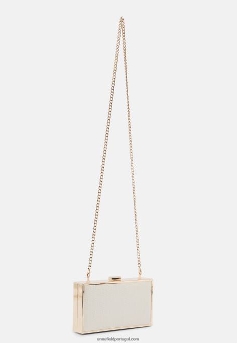 mulheres clutch dourada F4BZ0D2430 Anna Field