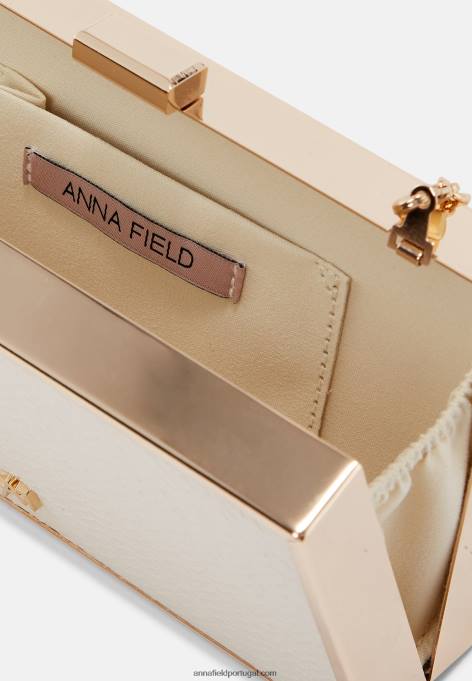 mulheres clutch dourada F4BZ0D2430 Anna Field